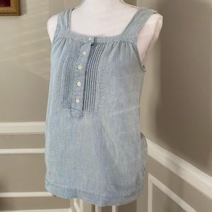 J. Crew Chambray Tank Top